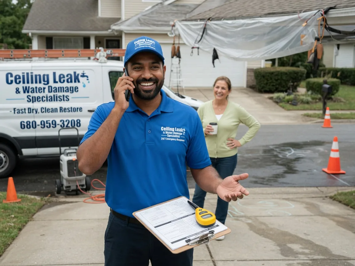 Ceiling Leak Cleanup Upper Arlington, OH FAQs